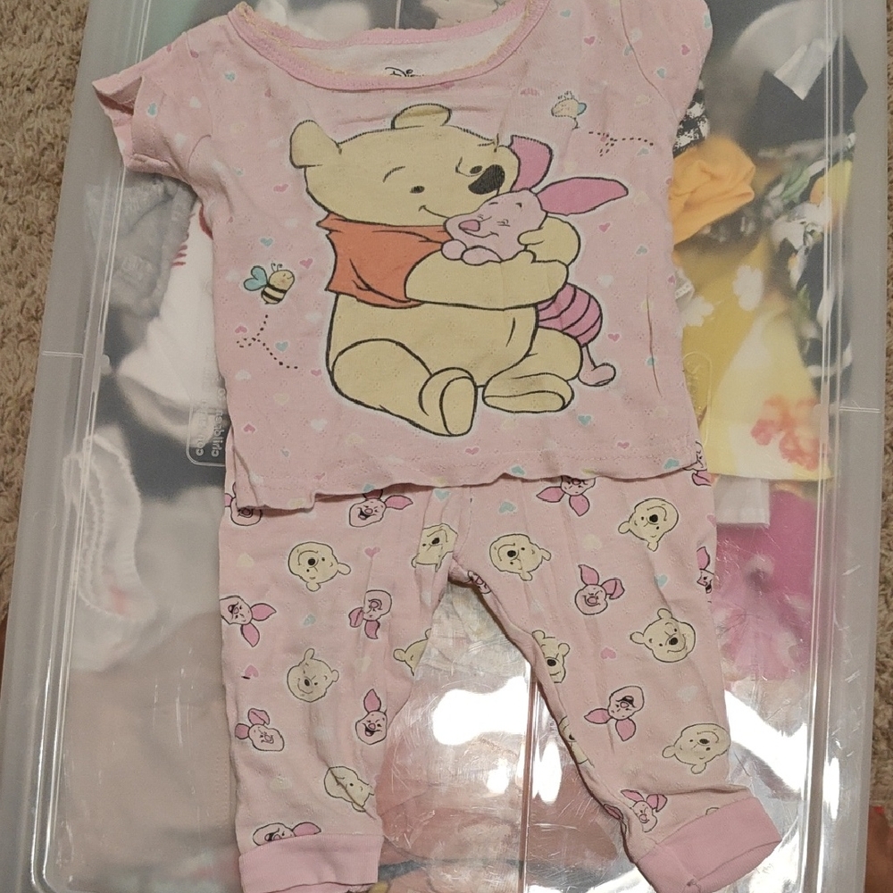Disney Pink Winnie the Pooh Pajama Set
